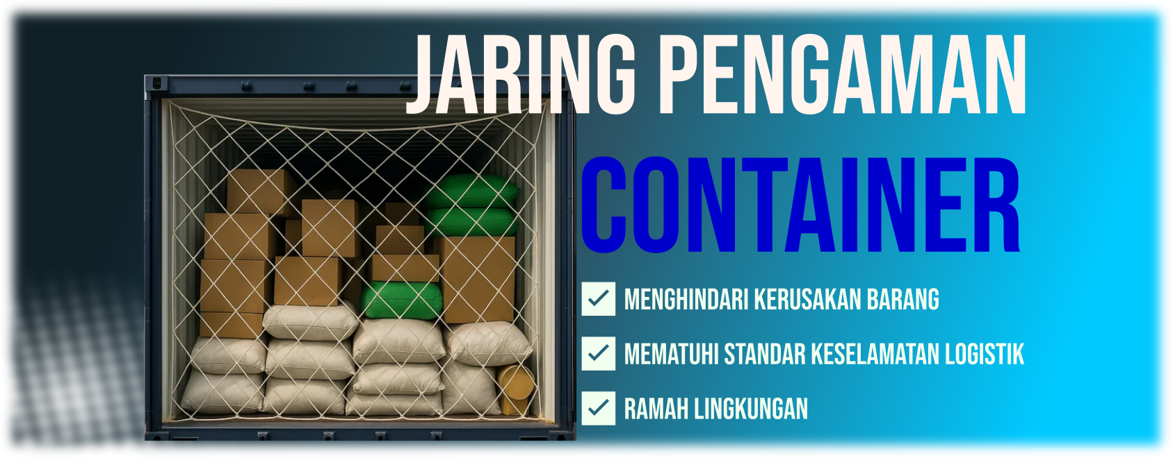 Jaring Pengaman Container